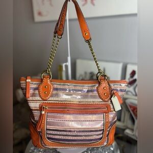 Coach 2012 Poppy Limited Edition Sequin Shoulder Bag